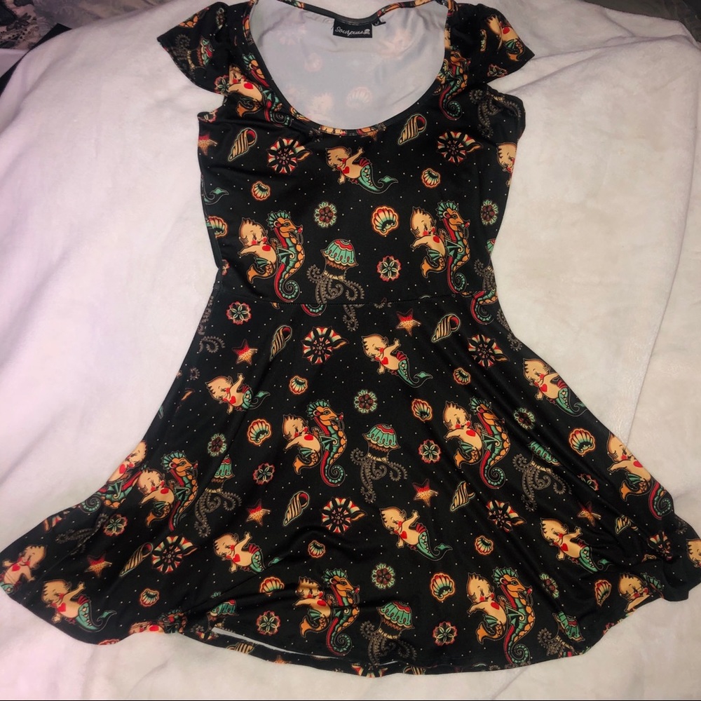 SEAHORSE KEWPIE DOLL DRESS